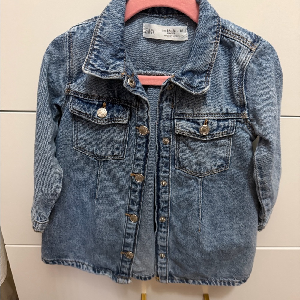 Zara Blue Kids Jean Jacket
